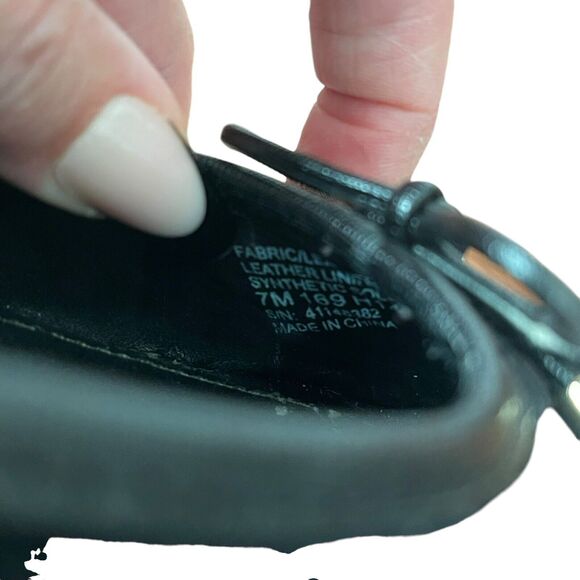 Tory Burch 7 Ballet Flats Black Quilted Bow Detail Comfort Casual Slip On - Picture 5 of 10